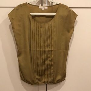 Loft Chartreuse Blouse